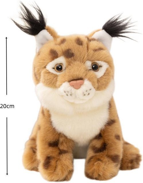 Yiran Health & Beauty Luchs Bobcat Plüschtier, 20 cm, Braun - Bild 1