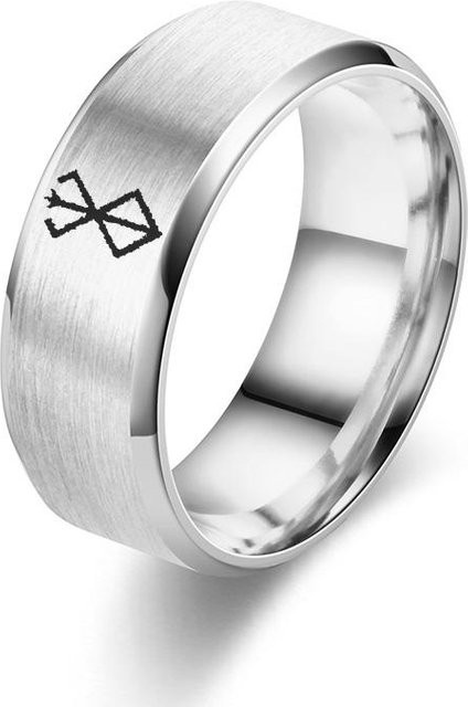 NUOBING Ring Edelstahl, silber, Unisex - Bild 1