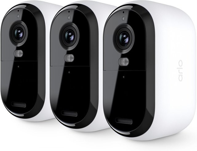 Arlo Essential 3 2K Wi-Fi Überwachungskamera 3er Set, Weiß - Bild 1