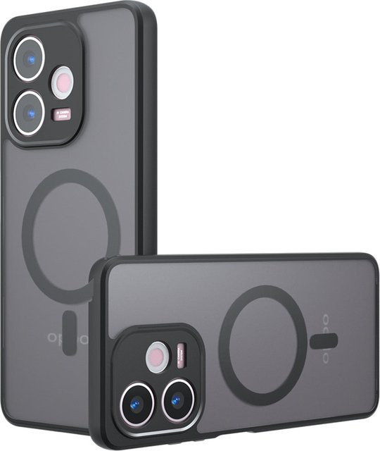 Techsuit MagSafe-Hülle PureFrost für Oppo A5 Pro 4G / A5 Pro in Satin Schwarz - Bild 1