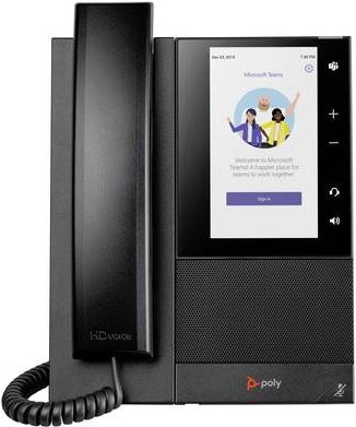 HP Poly CCX 505 Business Media Phone VoIP Schnurgebundenes Telefon in Schwarz - Bild 1