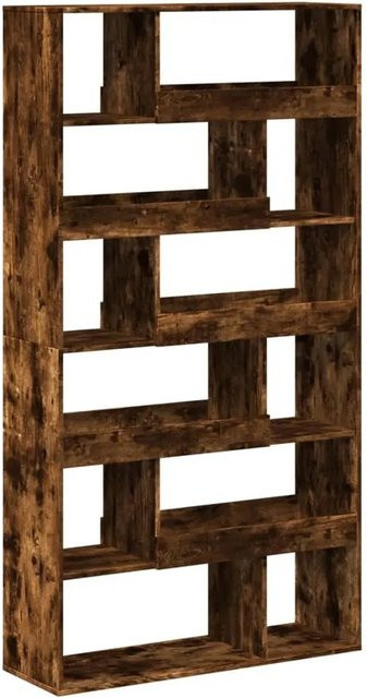 vidaXL Bücherregal Räuchereiche in Braun, B/T/H: 100 x 33 x 187,5 cm - Bild 1