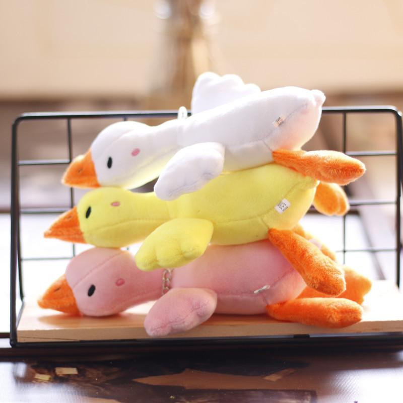 Yiran toy Cartoon-Ente Plüsch-Schlüsselanhänger gelb - Bild 2