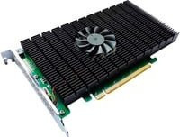 HighPoint SSD7505 PCIe 4.0 RAID-Karte für 4x M.2 NVMe SSD in Schwarz - Bild 1