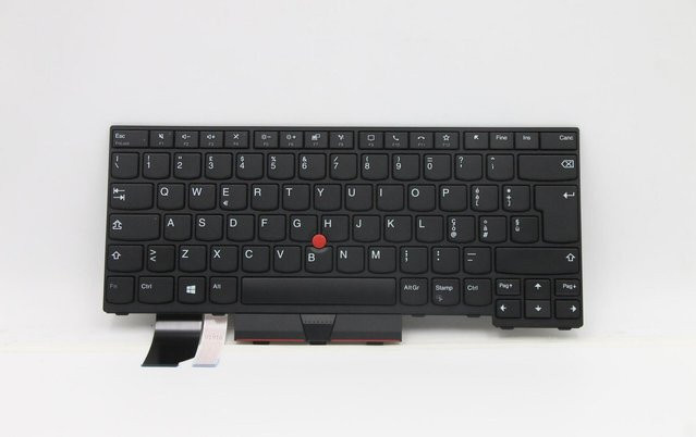 Lenovo Notebook-Ersatzteil Tastatur in Schwarz mit QWERTY-IT Layout - Bild 1
