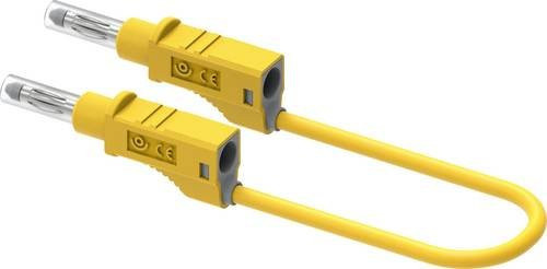 Electro PJP 2212/600V-CD1-50J Messleitung Gelb, Länge: 50 cm - Bild 1