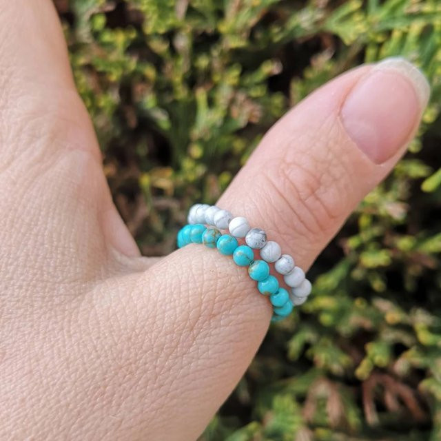 Ring 2er-Set, Kristall, Bunt, Unisex - Bild 1