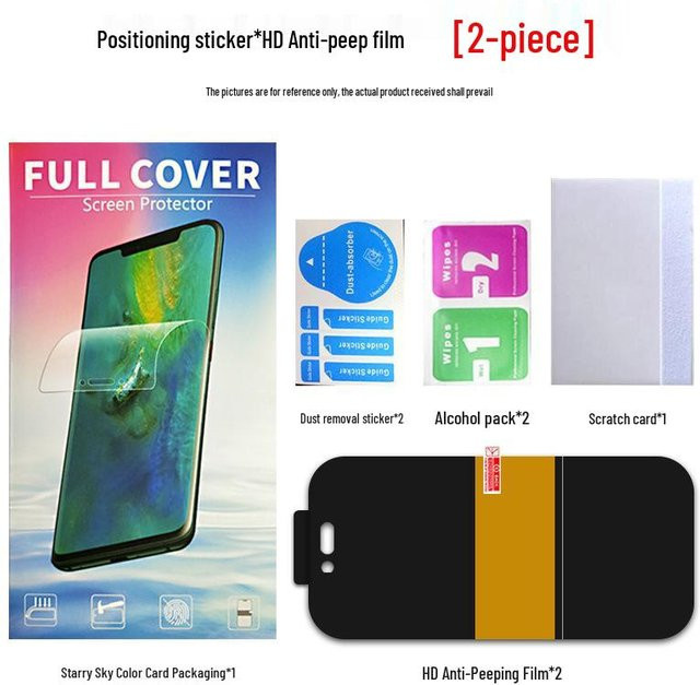 Samsung Hydrogel Displayschutz Folie Anti-Peeping TPU Transparent für Samsung A17, A07, A57, A36 5G und A56 5G - Bild 1