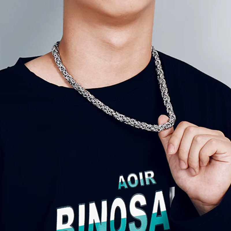 KALEN Edelstahl-Halskette, Silber, Unisex - Bild 2