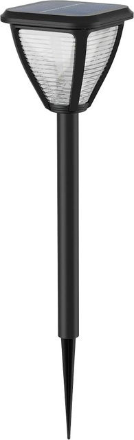 Philips Solar-Gartenleuchte Vapora LED Outdoor-Sockelleuchte mit Erdspieß in Schwarz und warmweißem Licht (2.700 K) - Bild 1