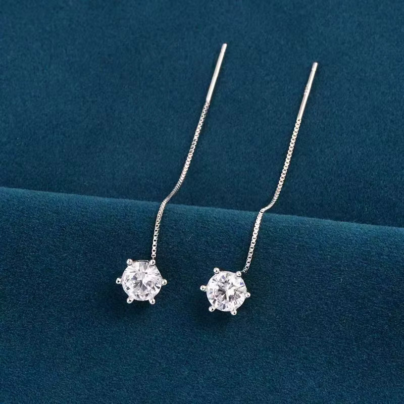 SAY Ohrstecker 925 Silber, Zirkonia, Damen - Bild 1