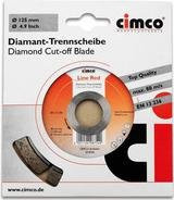 Cimco Diamanttrennscheibe für Stein und Beton in Orange, Durchmesser: 125 mm - Bild 1