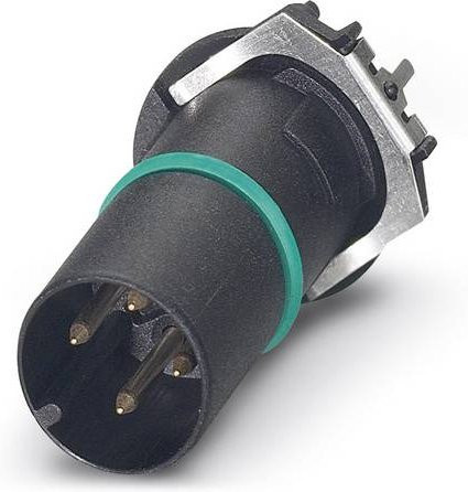 Phoenix Contact 1439939 Sensor-Aktor-Einbausteckverbinder M12 Kontaktträger in Schwarz, 4 Polzahl, 60 Stück - Bild 1