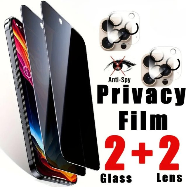 DIXSG 4-in-1 Panzerglas Display- und Kameraschutz-Set für iPhone 11 bis iPhone 17 Pro Max - Bild 1