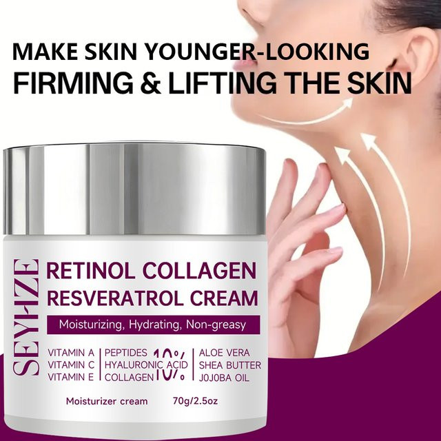SEYHZE Retinol & Collagen Feuchtigkeitscreme, Gesichtspflege für Herren - Bild 1