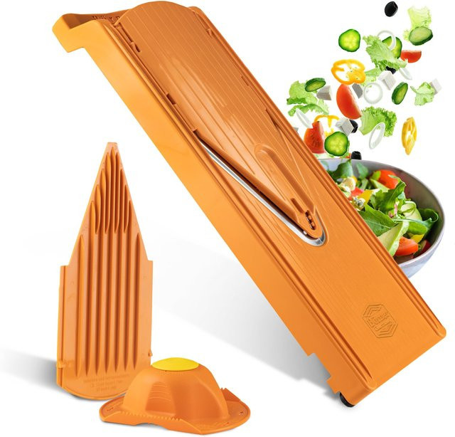 Börner V3 Hobel Basis Set Gemüsehobel in Orange - Bild 1