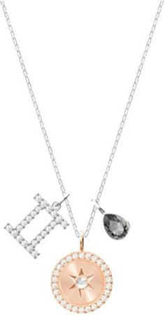 Swarovski Halskette Sternzeichen Zwillinge, Weiß, Kristall, Damen - Bild 1