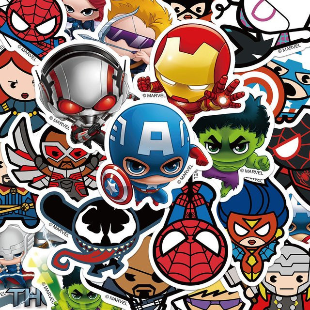 Marvel The Avengers Aufkleber, 50-teiliges Set - Bild 1