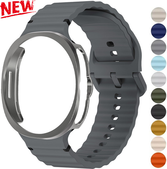 FancyWrist Uhrenarmband Samsung Galaxy Watch 8 Classic 46 mm, Silikon, Schwarz - Bild 1