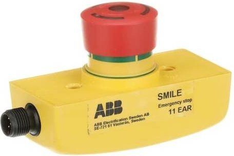 ABB SMILE 11 EAR Not-Aus/Not-Halt-Taster in Gelb - Bild 1