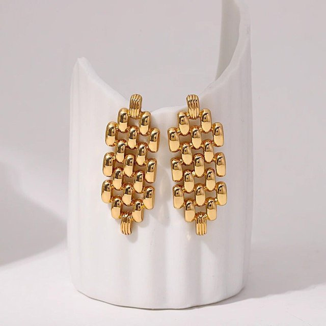 Ohrringe, Gold, Tropfen, Damen - Bild 1