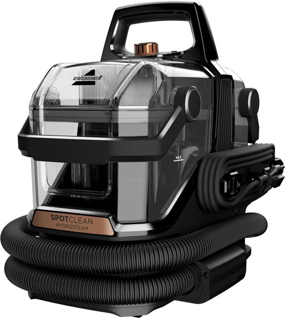 BISSELL SpotClean HydroSteam Pro Handheld-Dampfreiniger in Schwarz für Polster und Teppiche mit Heißwasserfunktion und Tierhaarentfernung - Bild 3