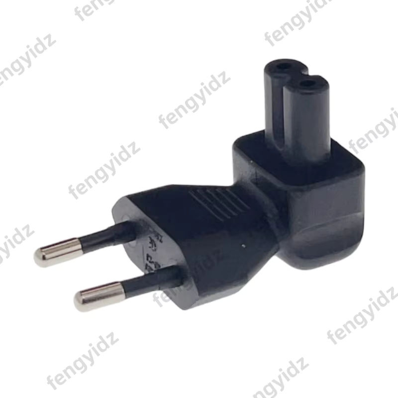 Fengyidz EU-Stromkabel-Steckeradapter von CEE 7/7 Euro Schuko auf IEC320 C5 in Schwarz - Bild 4