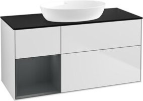 V&B Waschtischunterschrank Finion in Weiß lackiert, Breite: 120 cm, Tiefe: 50,1 cm, Höhe: 50,1 cm - Bild 1