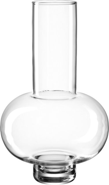 Leonardo Vase Vernazza aus Glas, transparent, geometrisch und modern, Höhe: 30,3 cm, Durchmesser: 18,3 cm - Bild 1