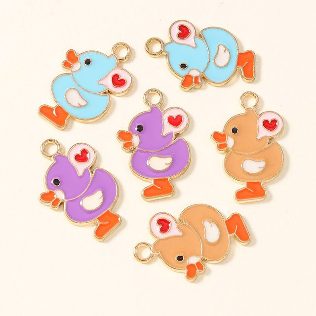 Ltumbe Enten-Anhänger, Bunt, Unisex, 24*16mm - Bild 1