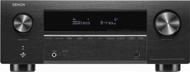 Denon AVC-X3800H AV-Receiver mit HDMI in Schwarz - Bild 1