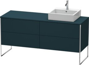 Duravit Waschtischunterschrank XSquare, Farbe Braun, B/T/H: 160 x 54,8 x 77,8 cm - Bild 1