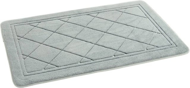 POCOline Badematte aus Memory Foam in Grau/Silber mit Grafikdesign, B/T: 100 x 60 cm - Bild 1