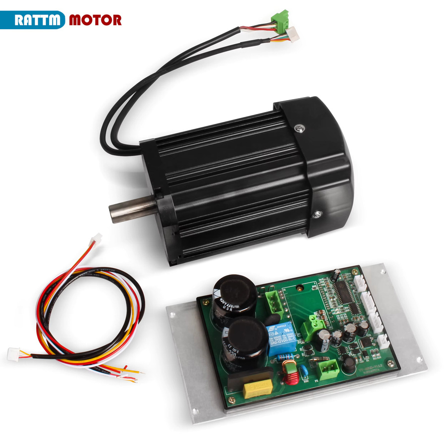RATTMMOTOR Bürstenloser DC Spindelmotor mit Control Board und Kabel für CD-210V MX-210V WM-210V Maschinen, 850W bis 1100W - Bild 2