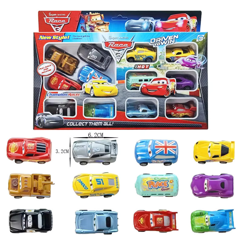 Disney Pixar Cars 3 Rebound Cars, Automodell, 12-teiliges Set, ab 3 Jahren - Bild 2