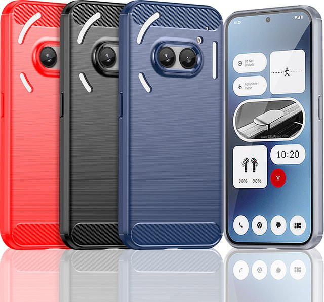 Stoßfeste Schutzhülle für Nothing Phone (2a) aus Soft Silicone TPU in Blau - Bild 1