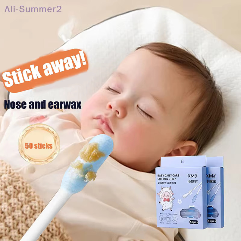 Klebrige Baumwoll-Tupfer zur Ohrenreinigung, Unisex - Bild 2