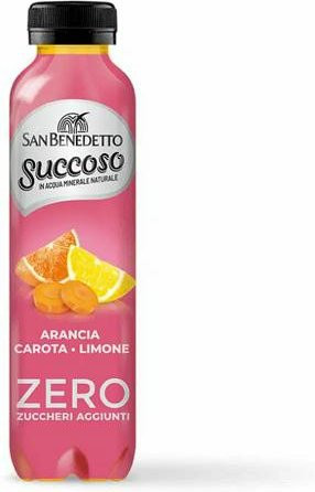 San Benedetto Fruchtsaftgetränk Zitrus-Karotte ohne Zucker, 0,4 l - Bild 1