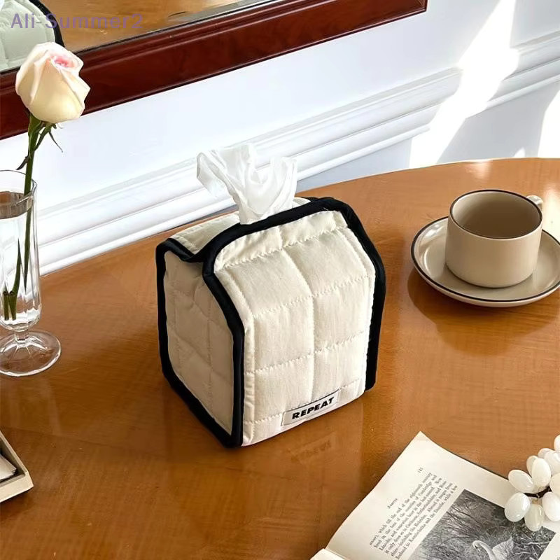 Seidenpapier-Aufbewahrungsbox in Beige für Servietten und Taschentücher - Bild 4