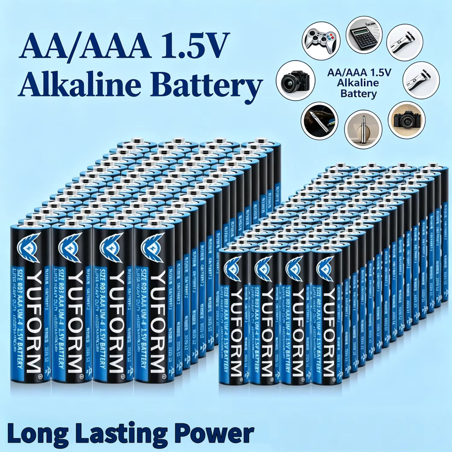 Koonenda AA Alkaline Einwegbatterien 1,5V in Blau für LED-Licht, Spielzeug, Kamera und Elektronik - Bild 2