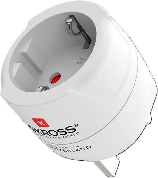 SKROSS Reiseadapter Europa zu United Kingdom in Weiß - Bild 1