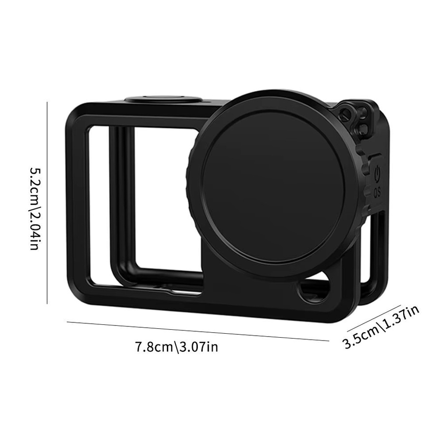 DJI Osmo Action 6 Silikon Schutzhülle mit Anti-Verlust Lanyard und Objektiv Kappe für vollständigen Kameraschutz - Bild 6