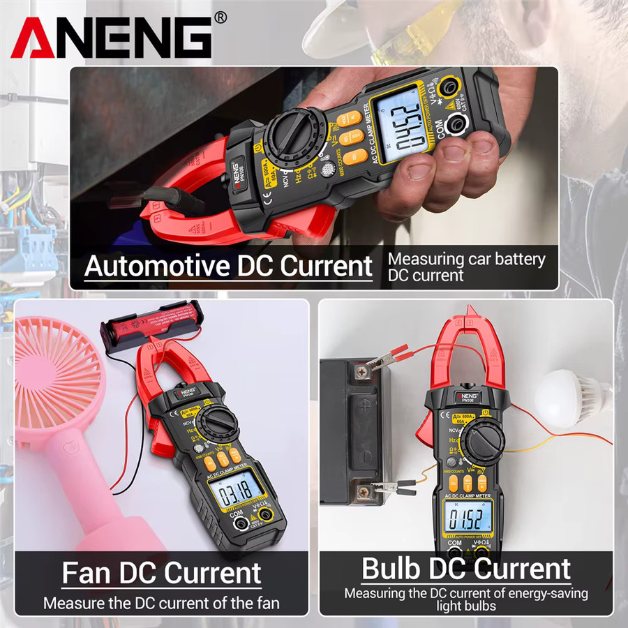 ANENG PN108 Smart Zangenmessgerät Multimeter mit 6000 Zählungen für AC/DC-Spannung, Strom, Widerstand, Kapazität und Diodentest - Bild 3