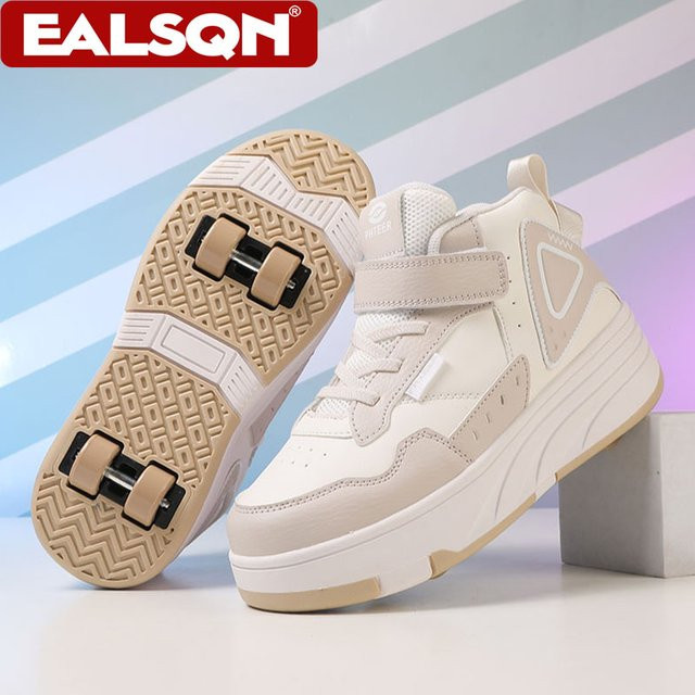 Vierrädrige verformte Rollschuhschuhe, Turnschuhe für Kinder, Mädchen, Jungen - Bild 1