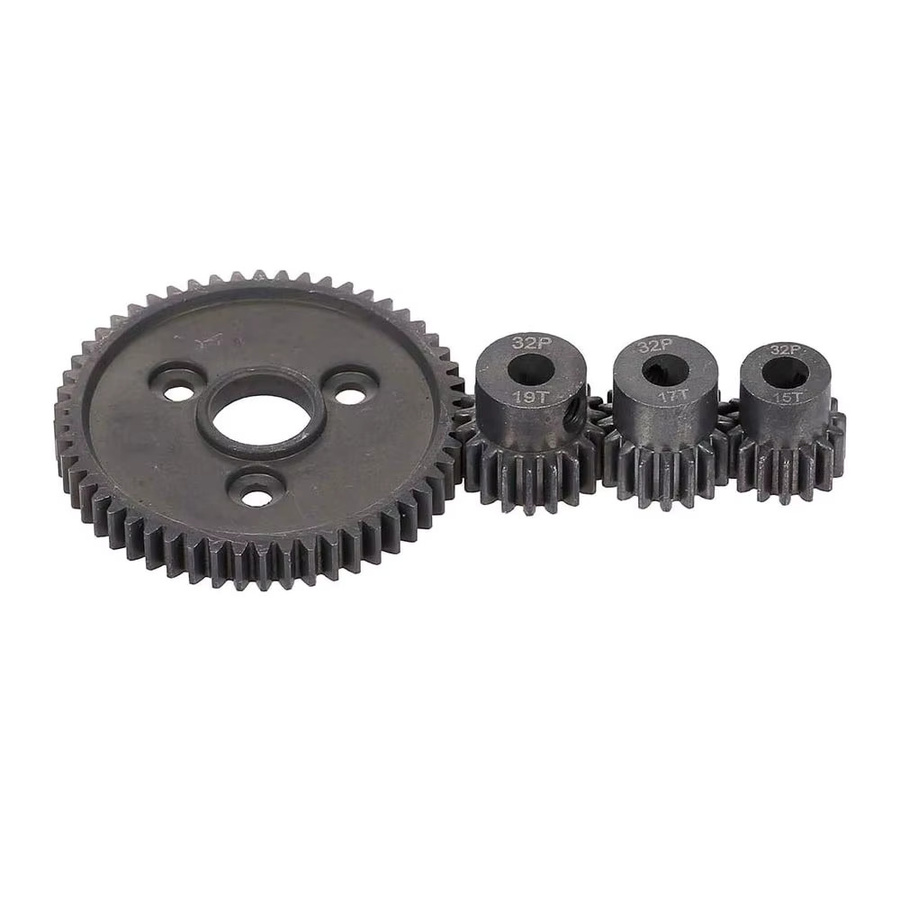 Traxxas RC Metall Stirnrad und Ritzel Sets, Schwarz - Bild 5