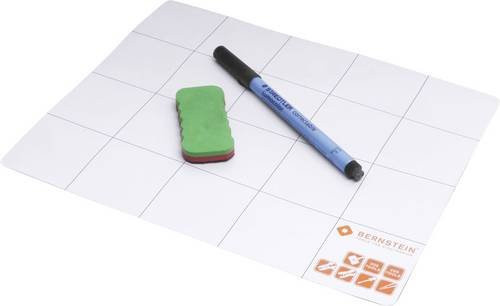 BERNSTEIN Tools for Electronics 2-119 Magnetmatte mit Stift und Schwamm in Weiß - Bild 1
