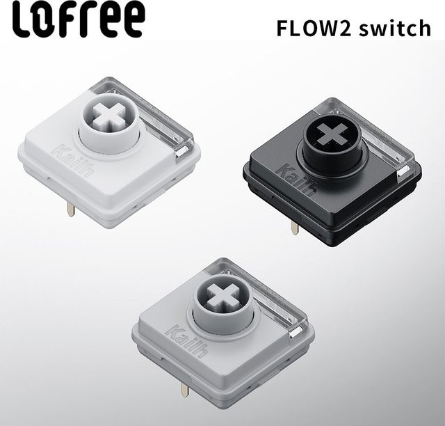 Lofree FLOW2 POM Low Shaft Mechanische Tastaturschalter Cloud Series Hot Swap Kailh Customization - Bild 1