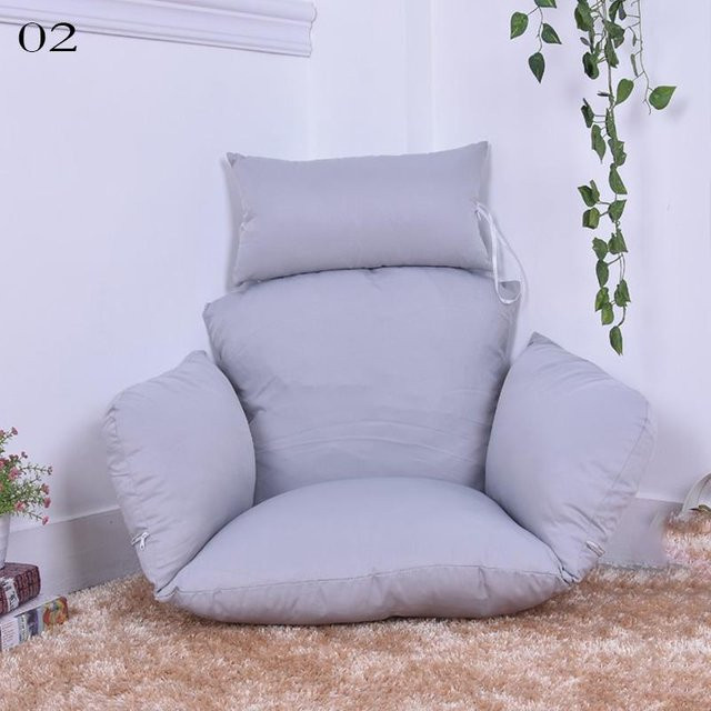 Runder Kissenbezug aus Polyester für Hängeschaukel-Ei-Stühle und Papasan-Stühle, ideal für die Terrasse - Bild 1