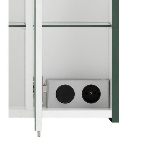 Schildmeyer LED-Spiegelschrank Lovis Kent in Waldgrün, B/H: 74,5 x 62,7 cm - Bild 2