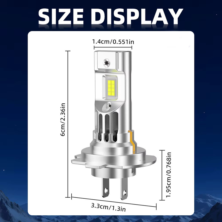 LSLIGHT CSP LED Scheinwerfer für Ford Fiesta MK7 2008-2017, 30000LM, 6000K, Silber - Bild 5